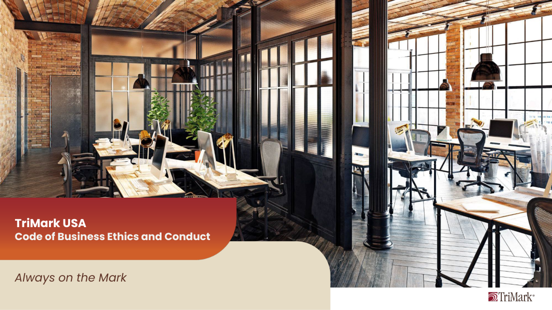 Cover of TriMark USA’s Code of Business Ethics and Conduct